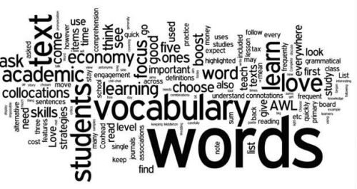 Vocabulary words