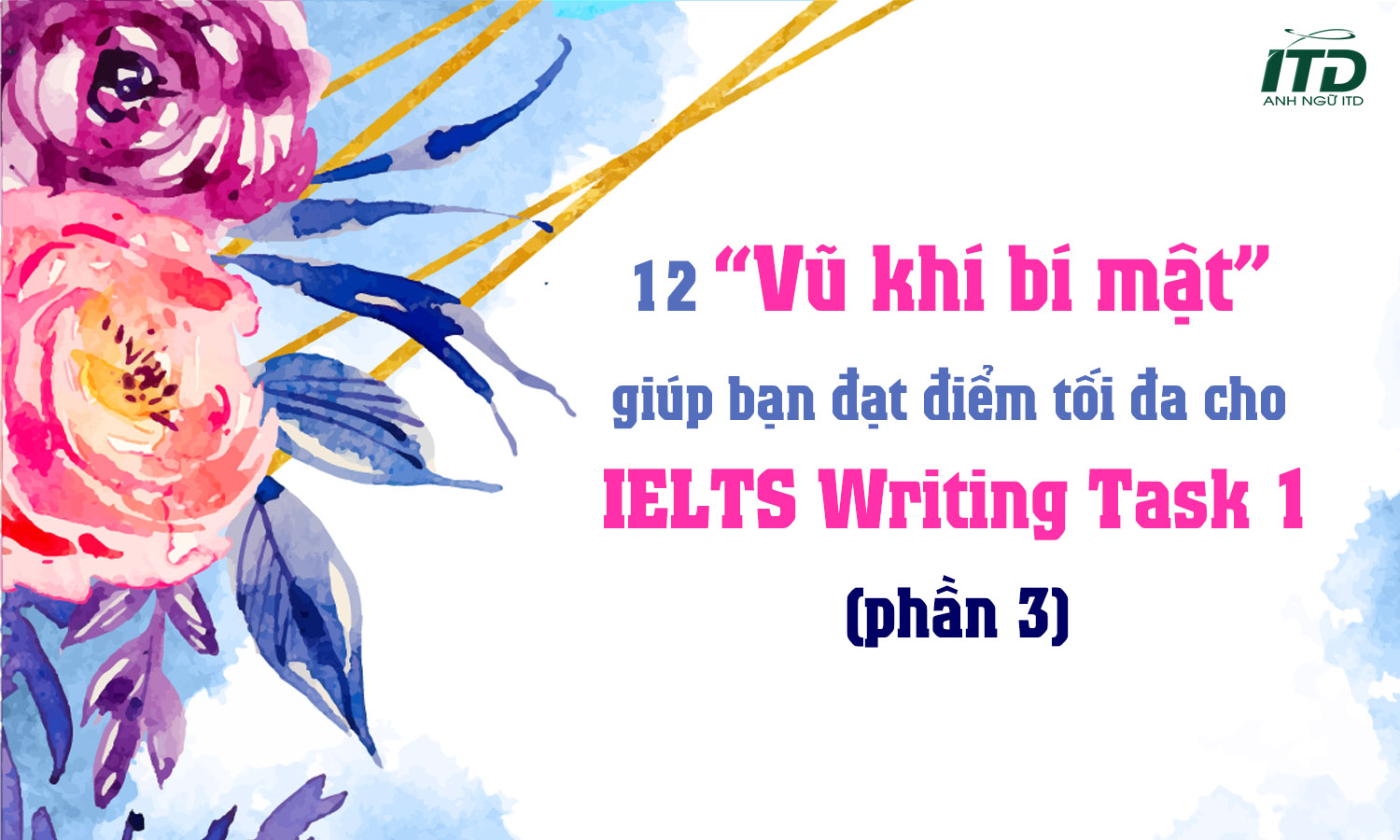 IELTS Writing Task 1 (phần 3)